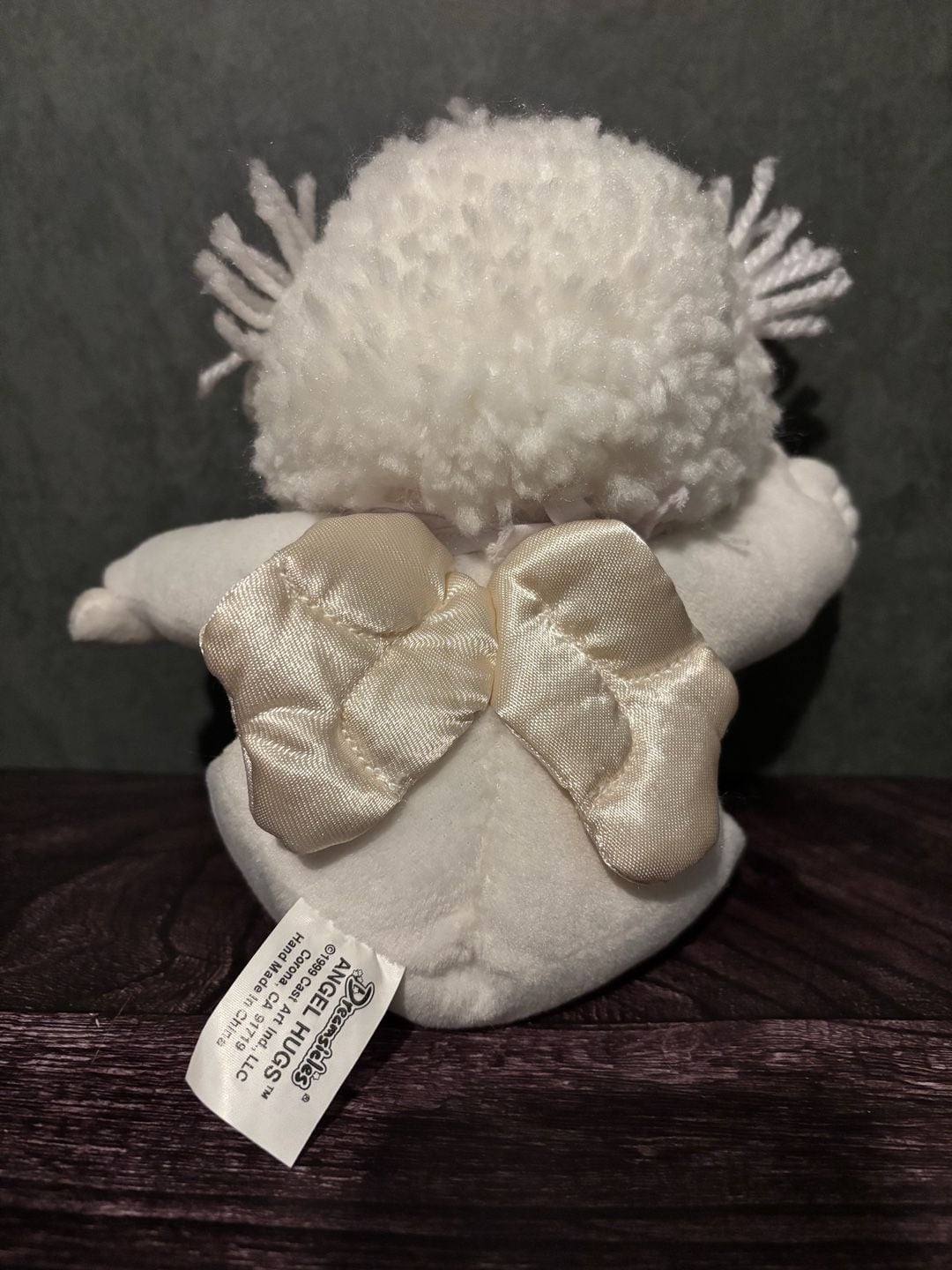 Dreamsicles Angel Hugs Plush A New Baby Girl Doll White With Bib And Rattle 2
