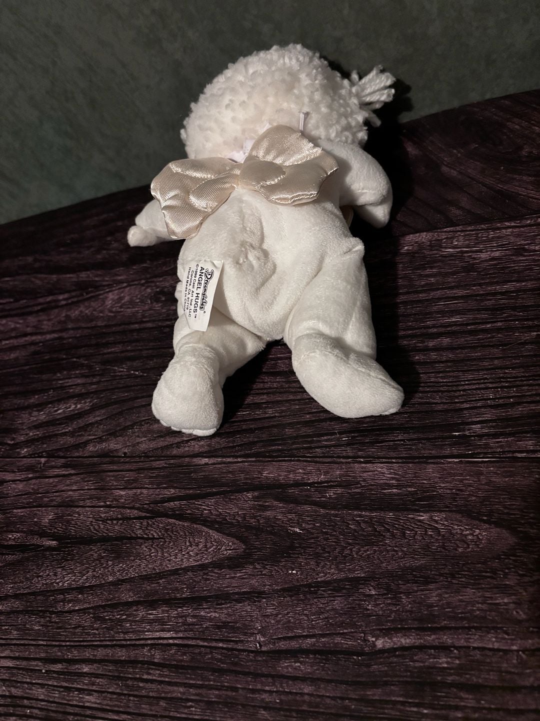 Dreamsicles Angel Hugs Plush A New Baby Girl Doll White With Bib And Rattle 3