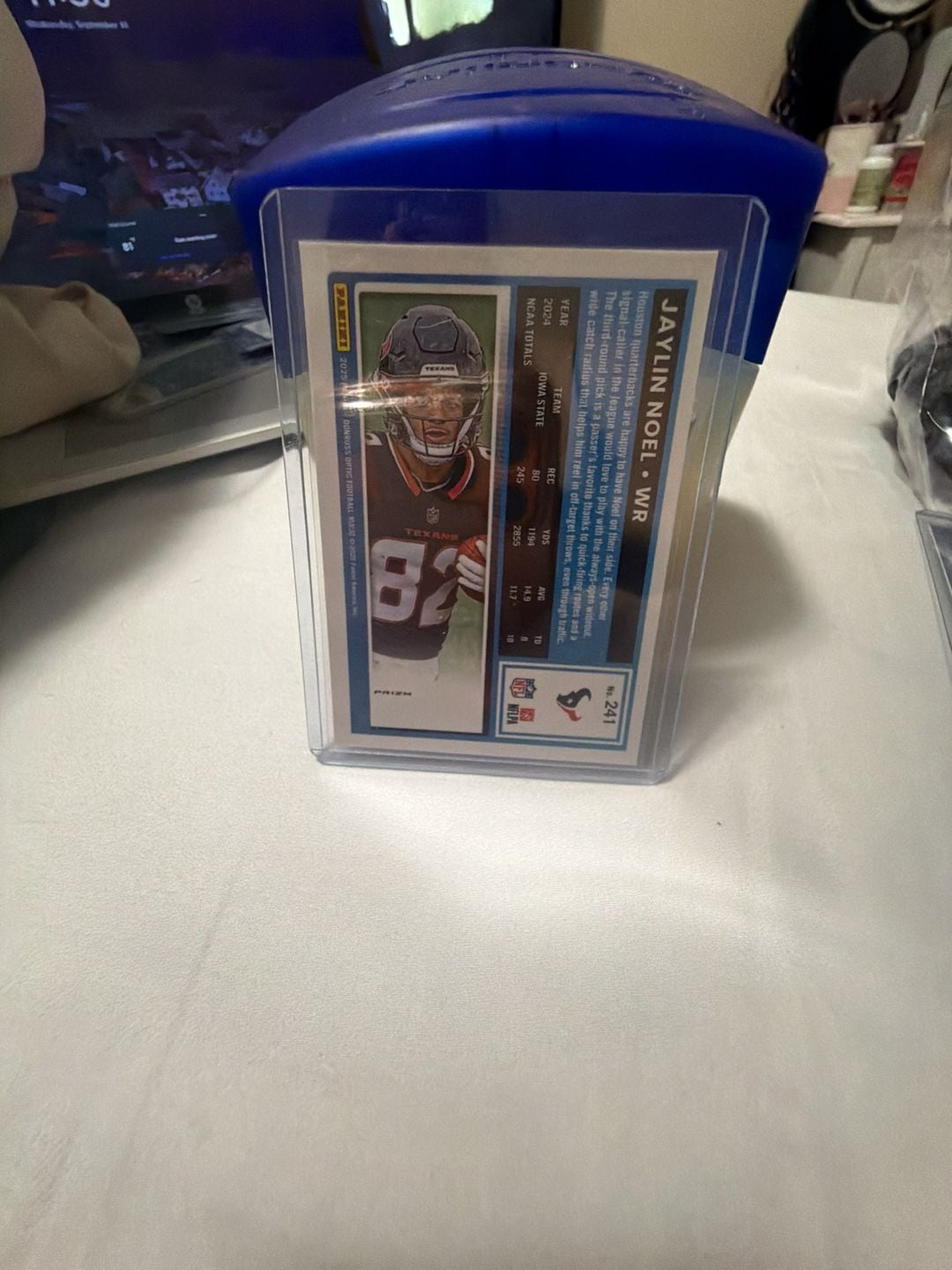 2025 Donruss Optic Jaylin Noel #241 Rated Rookie Football Card 2