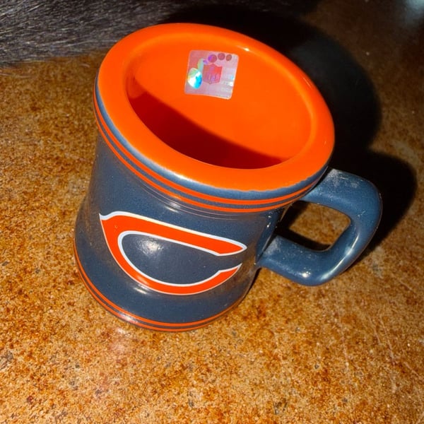 Boelter Brands Chicago Bears 14oz Relief Mug Blue Orange