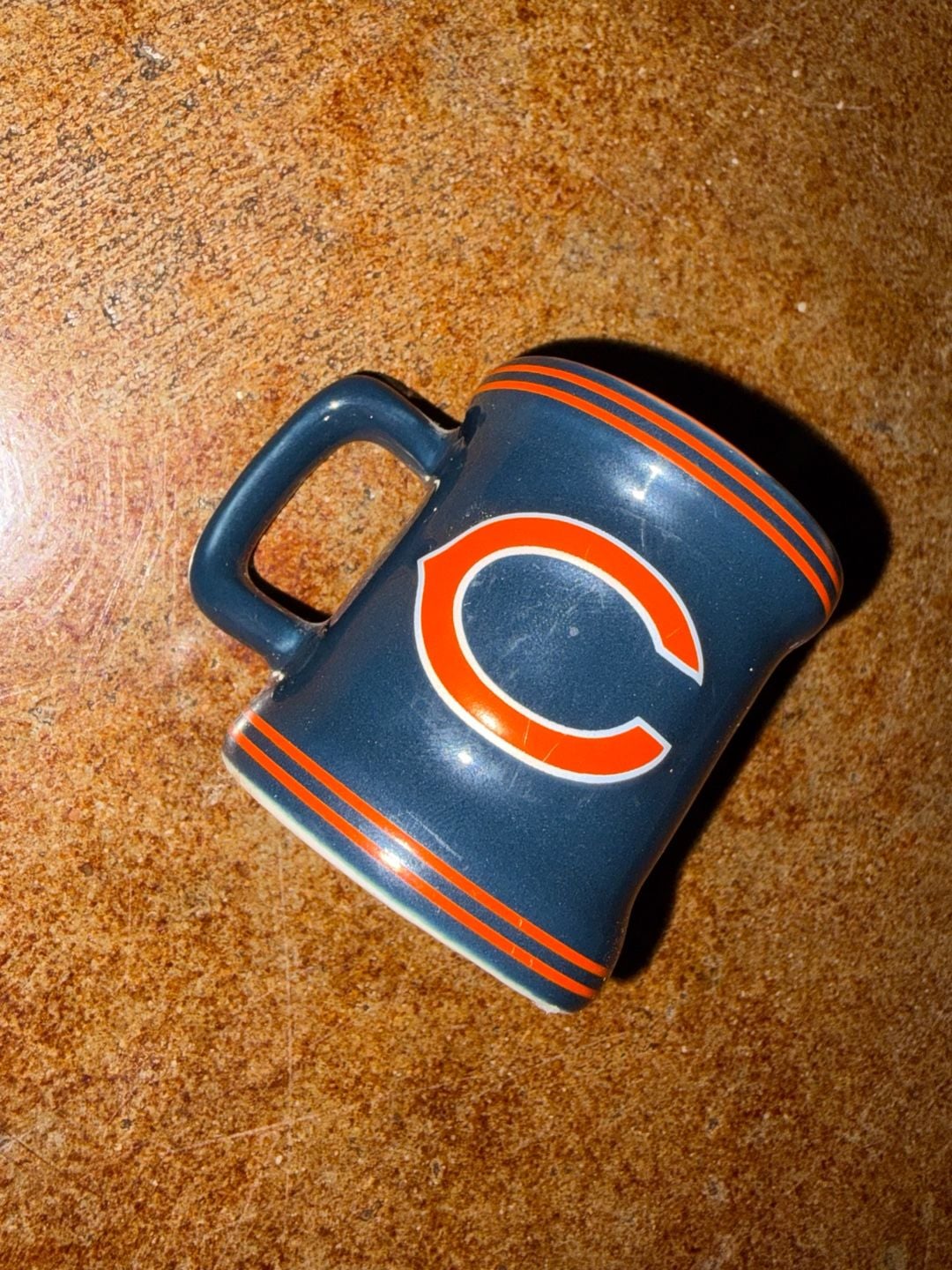 Boelter Brands Chicago Bears 14oz Relief Mug Blue Orange 2