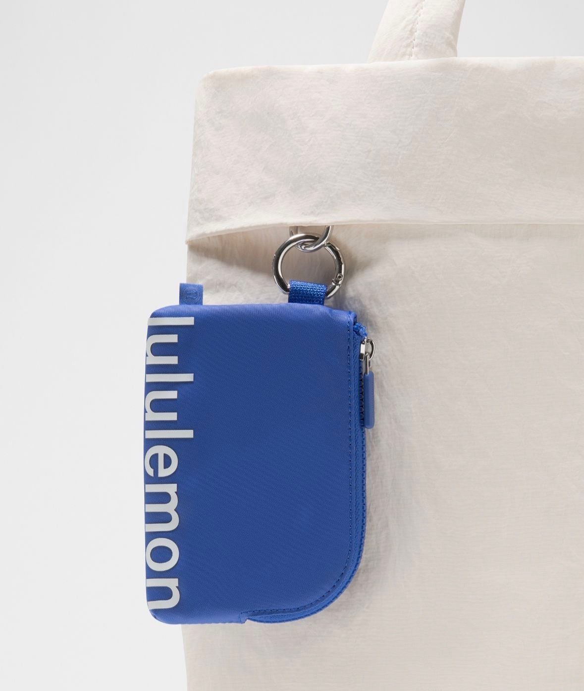 lululemon Everyday Essentials Zip Pouch Key Wallet Blue NWT 5