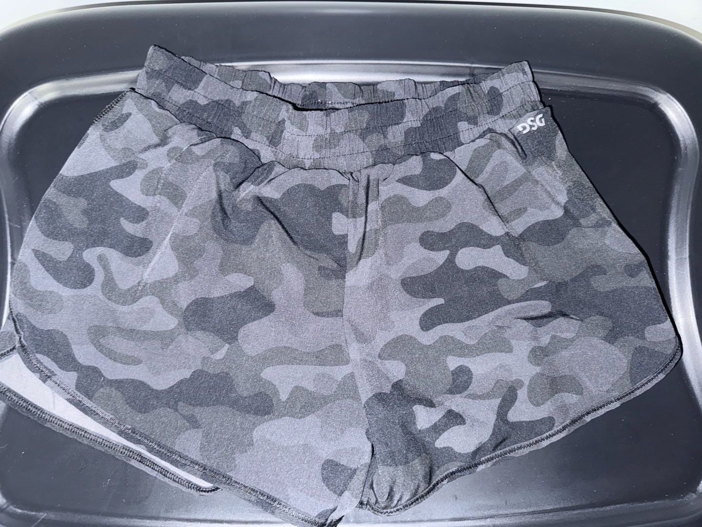 Kids DSG Athletic Shorts Size M 10-12 Black Grey Camo Gym Running Activewear 2