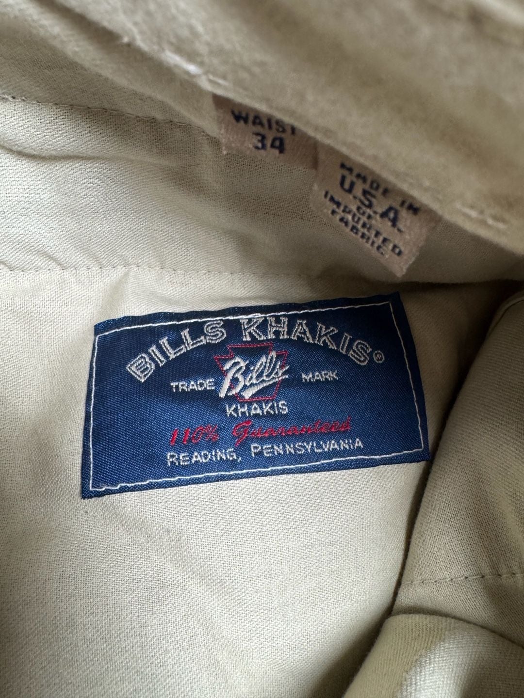 Bill Khakis Vintage Brown Tweed Trousers Flat Front Dress Pants 4
