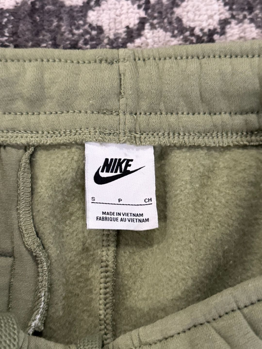 Nike Sportswear Club Fleece Alligator Green Joggers Size S 5