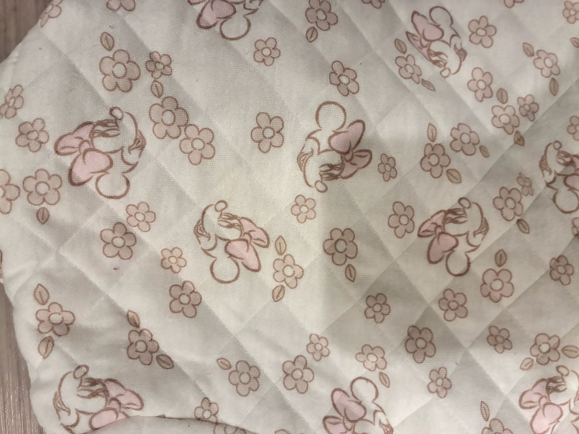 Disney Baby Minnie Mouse Quilted Jacket Size 6-9M Floral 3