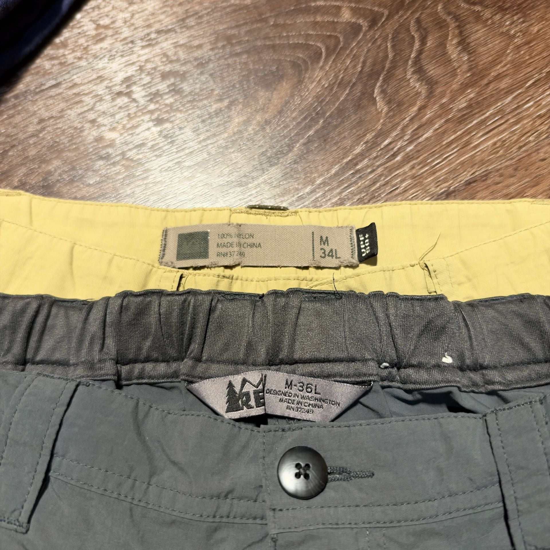 REI Cargo Pants and Shorts North Face ll bean Lot of 6 Pieces Assorted Colors 8