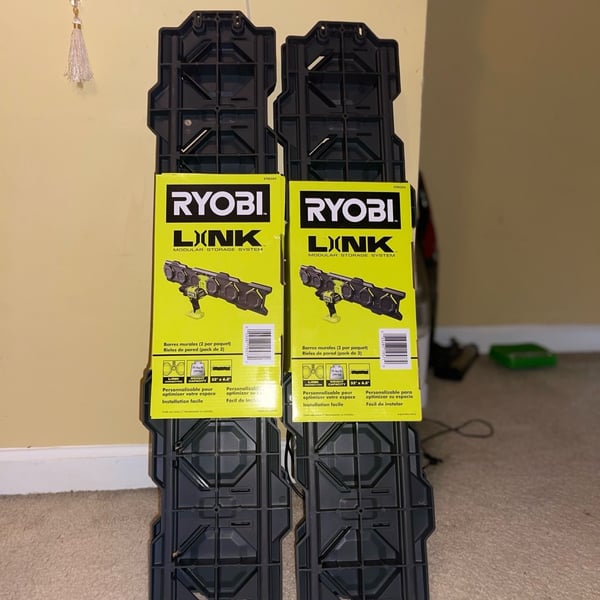 Ryobi Link Wall Rails 2-Pack