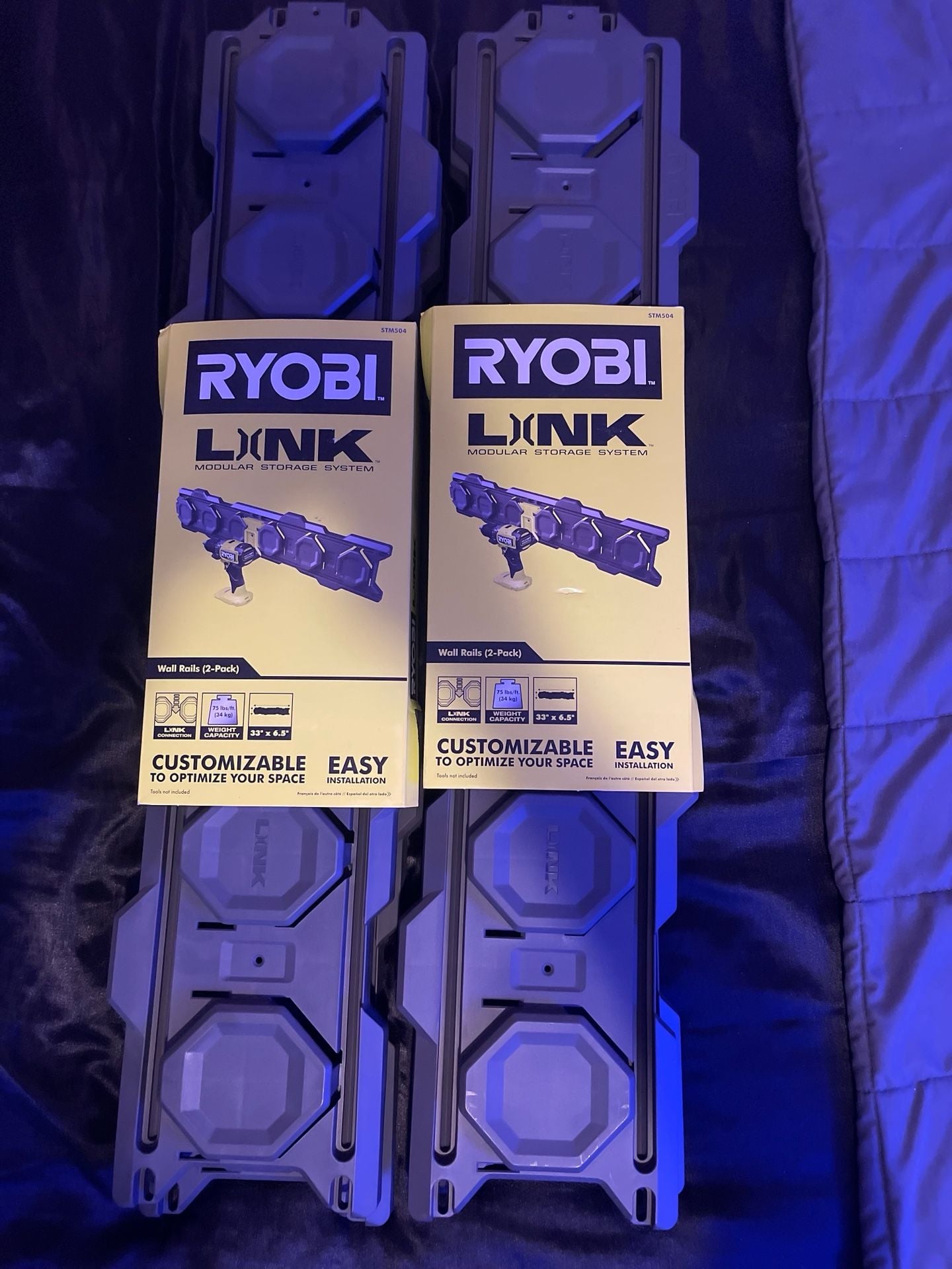 Ryobi Link Wall Rails 2-Pack 2