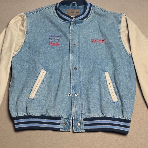 Port Authority Raley's Coca-Cola Denim Varsity Jacket