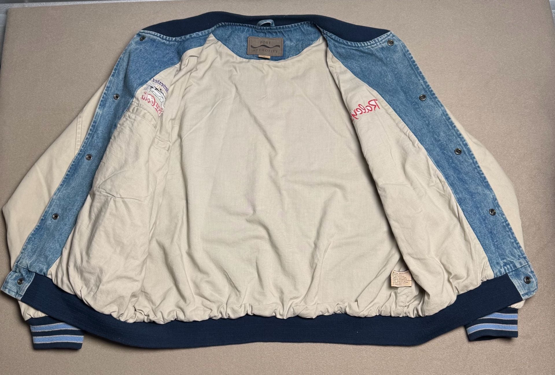 Port Authority Raley's Coca-Cola Denim Varsity Jacket 4