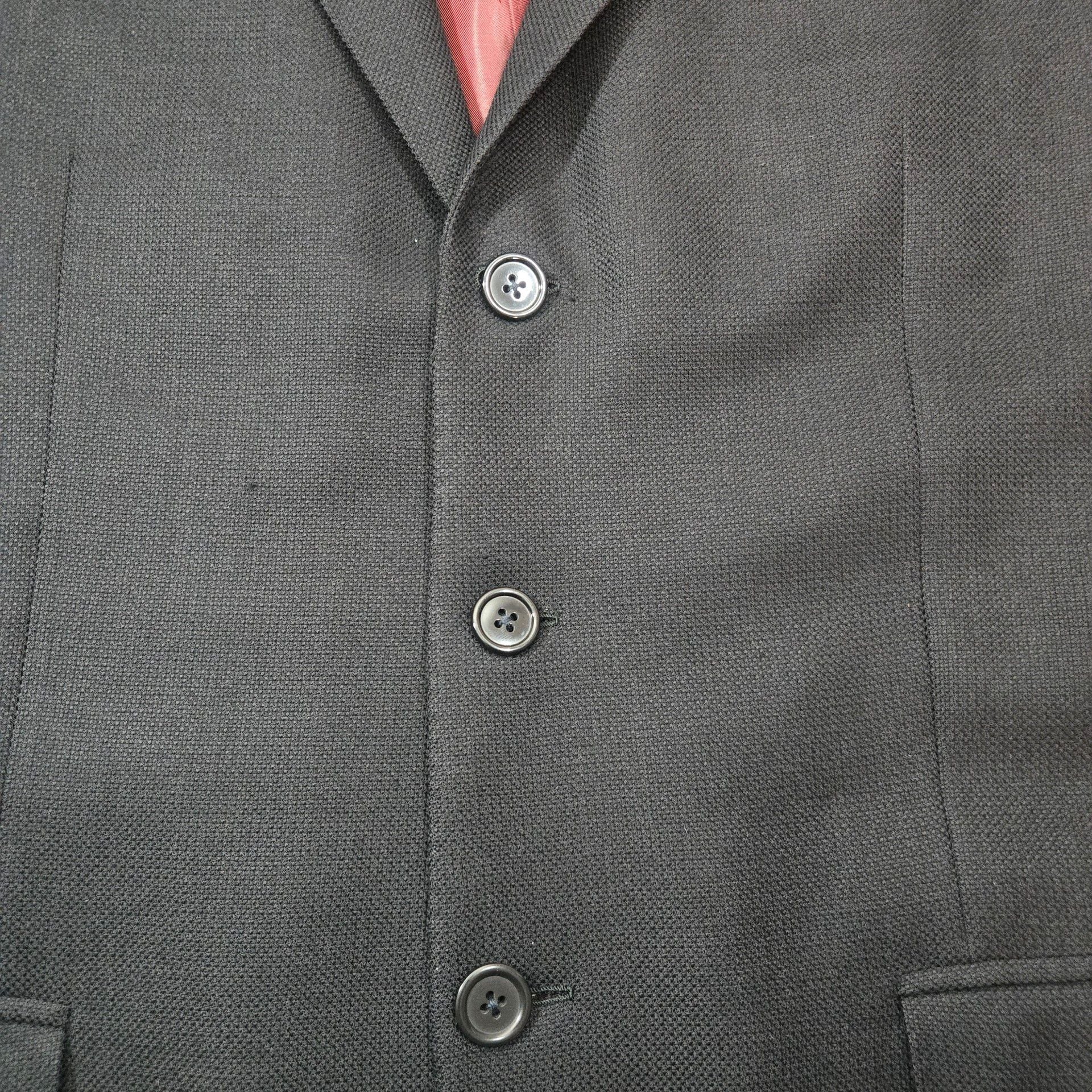 Bespoke Nick Lopez Houston Custom Sport Coat Blazer Black Woven Regular 5