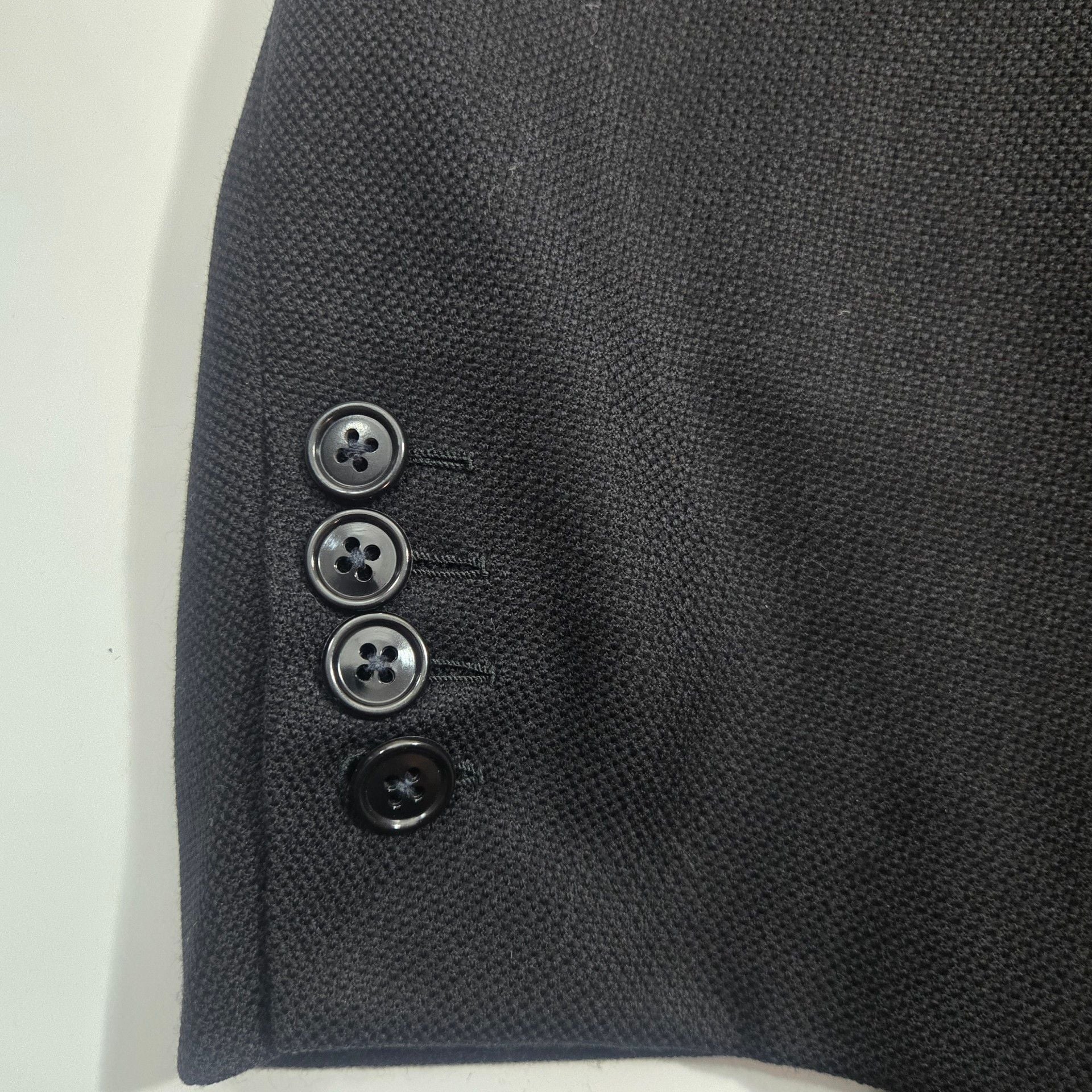 Bespoke Nick Lopez Houston Custom Sport Coat Blazer Black Woven Regular 8