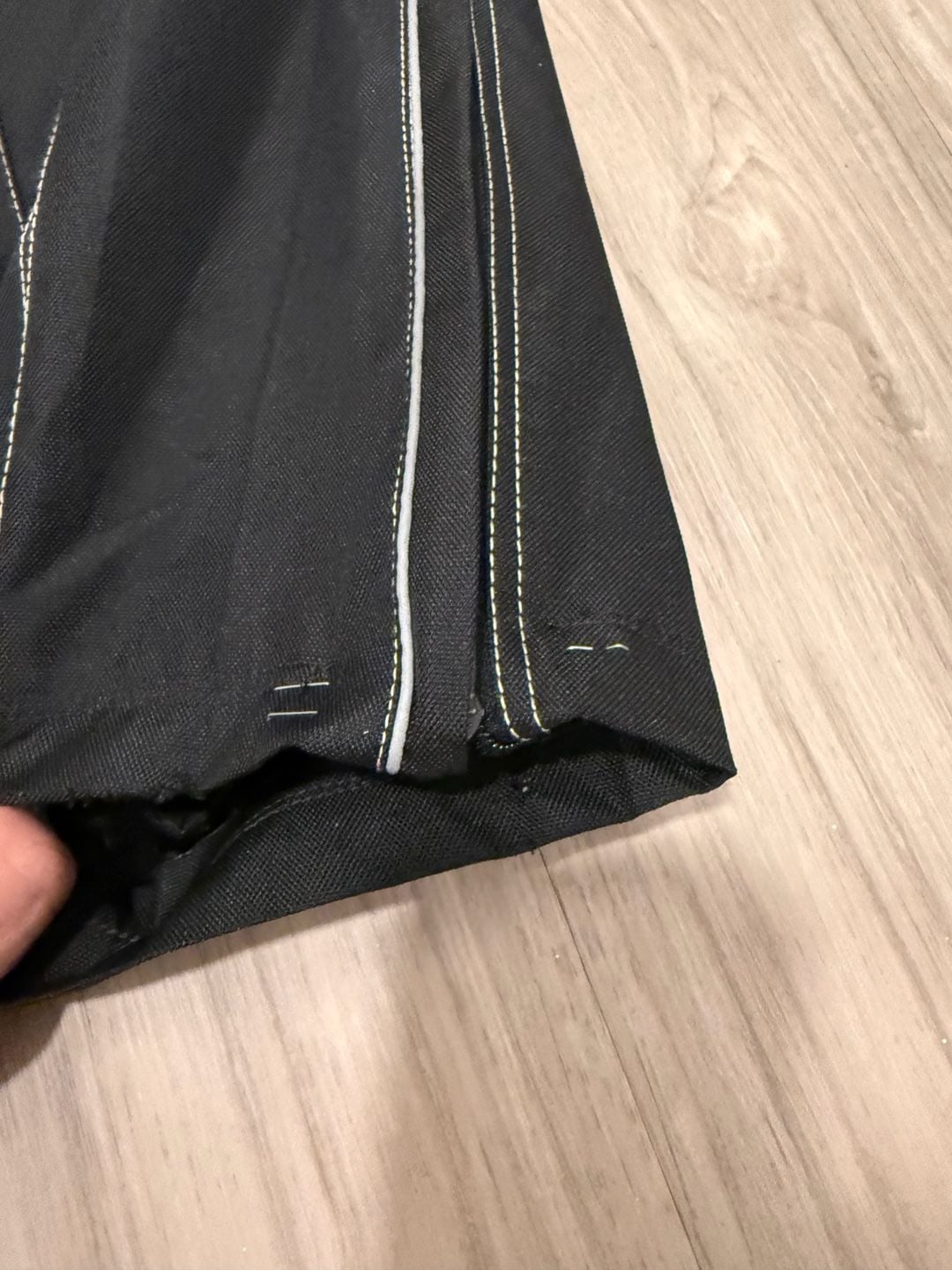 HWK Motorcycle Riding Pants Size XL Black Armored Touring Cordura Fabric 9