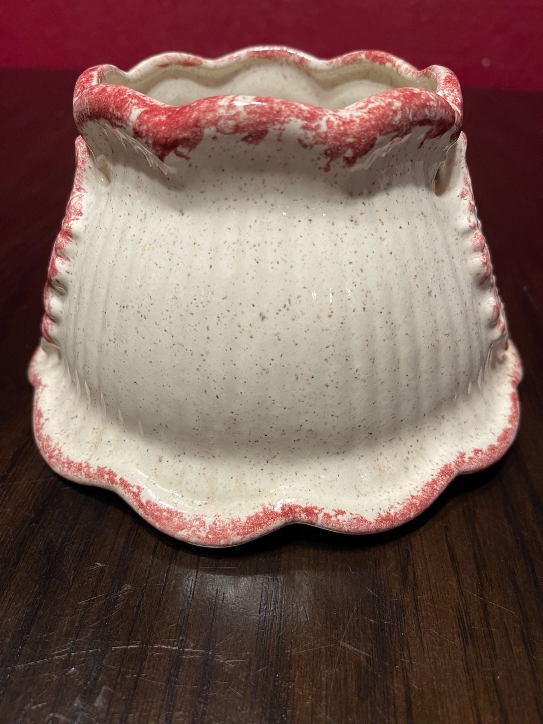 Blue Sky Clayworks Red Rose Ceramic Candle Jar Shade 2