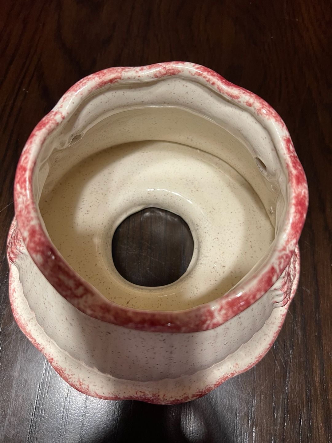 Blue Sky Clayworks Red Rose Ceramic Candle Jar Shade 5
