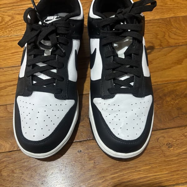Nike Dunk Low Black White Panda Sneakers Men’s Size 10.5