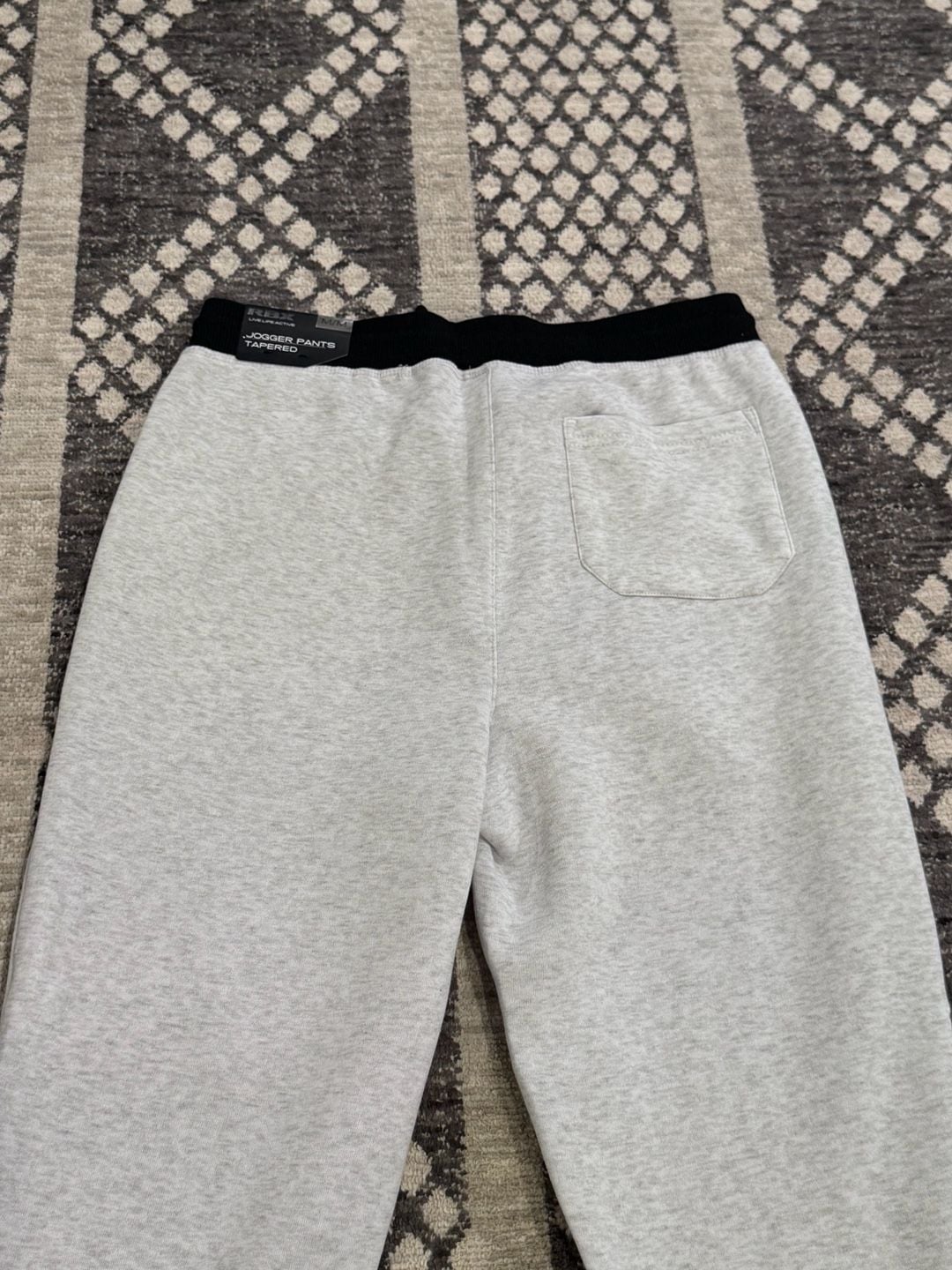 RBX Active Jogger Pants Size M Grey Heather Black Zipper Pocket 8