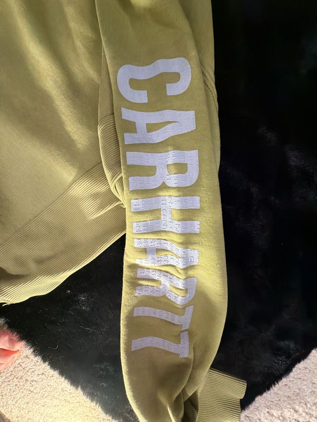 Carhartt Relaxed Fit Midweight Crewneck Block Logo Sleeve Graphic Sweatshirt 5