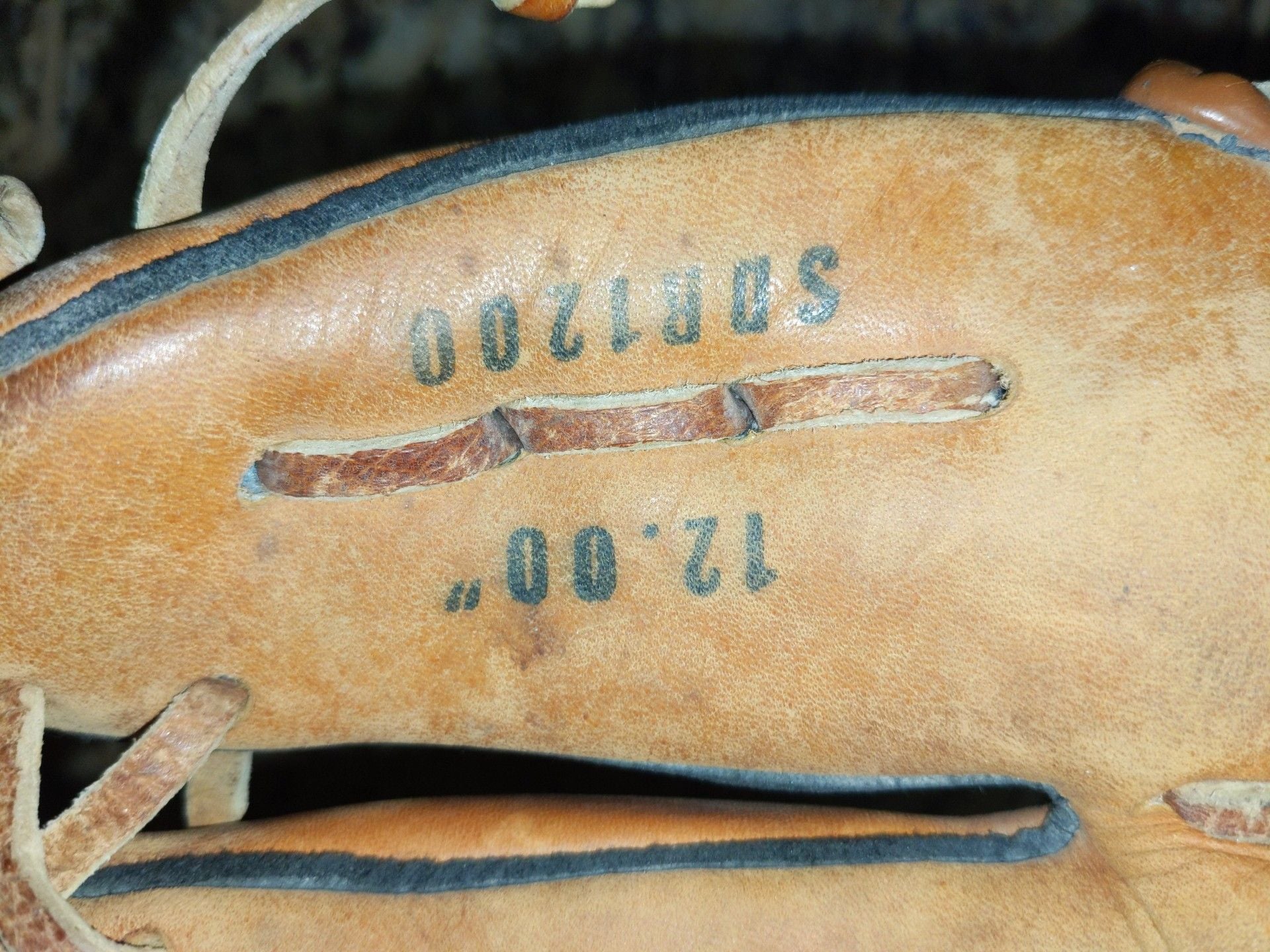 Nike Diamond Ready SDR1200 Baseball Glove Size 12 Tan Leather 8