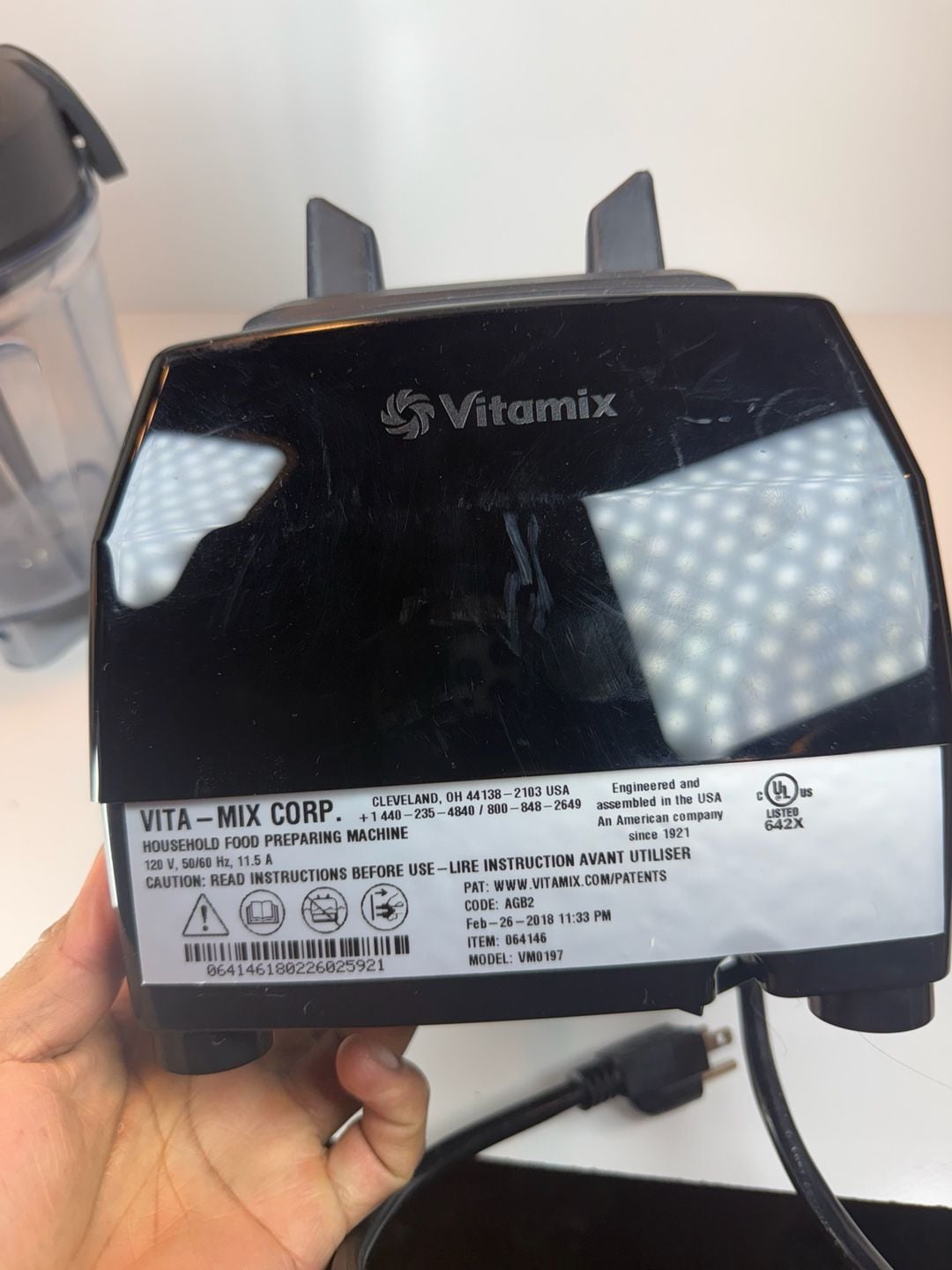 Vitamix Explorian E320 VM0197 Blender Black 3
