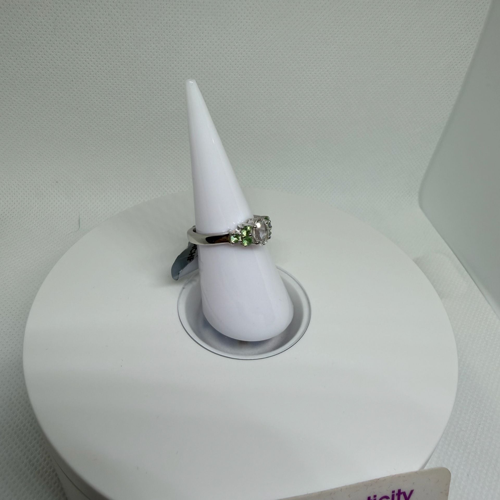 Rocks TV Annabella Limited Ed #1/50 Cullinan Topaz & Tsavorite Sterling silver 4