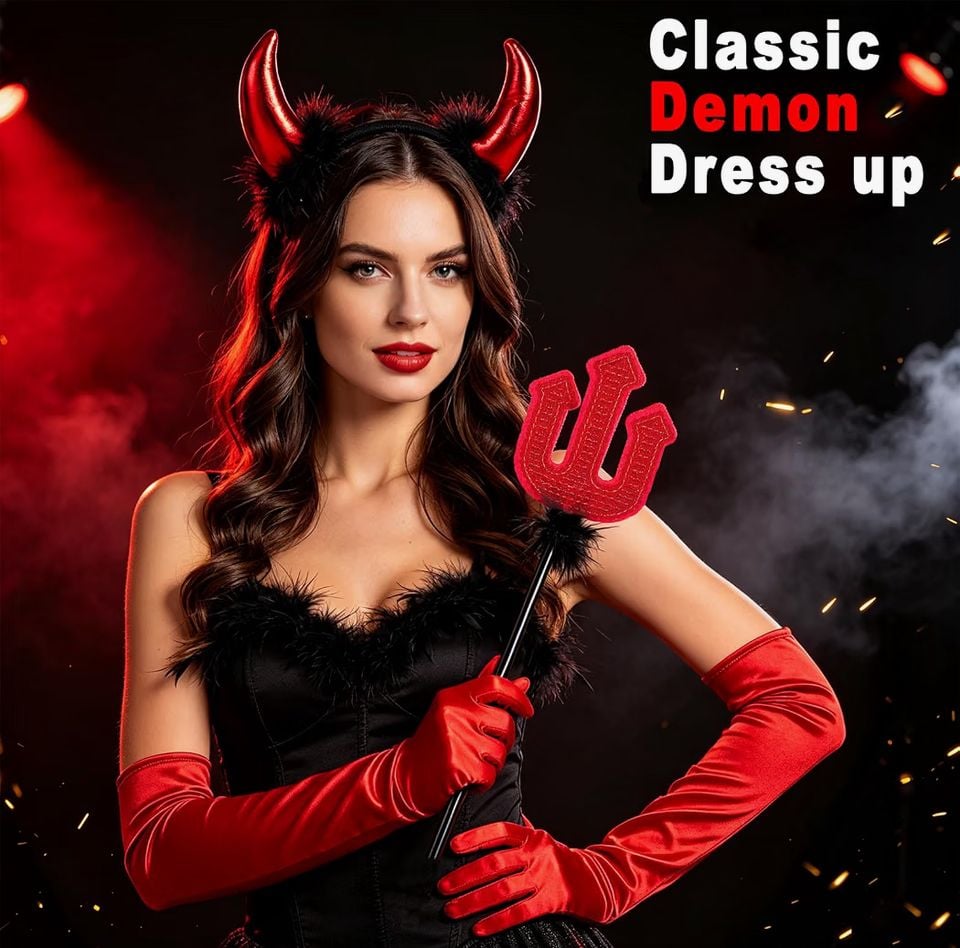 Complete Halloween Accessory Set Angel Devil Cosplay Costume 7