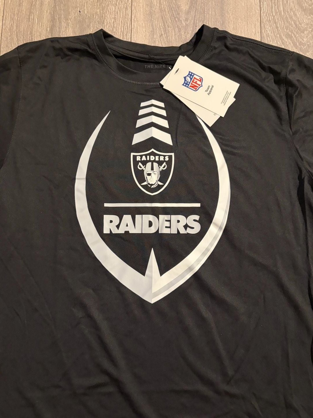 Nike Las Vegas Raiders Dri-Fit Long Sleeve T-Shirt Black M 4