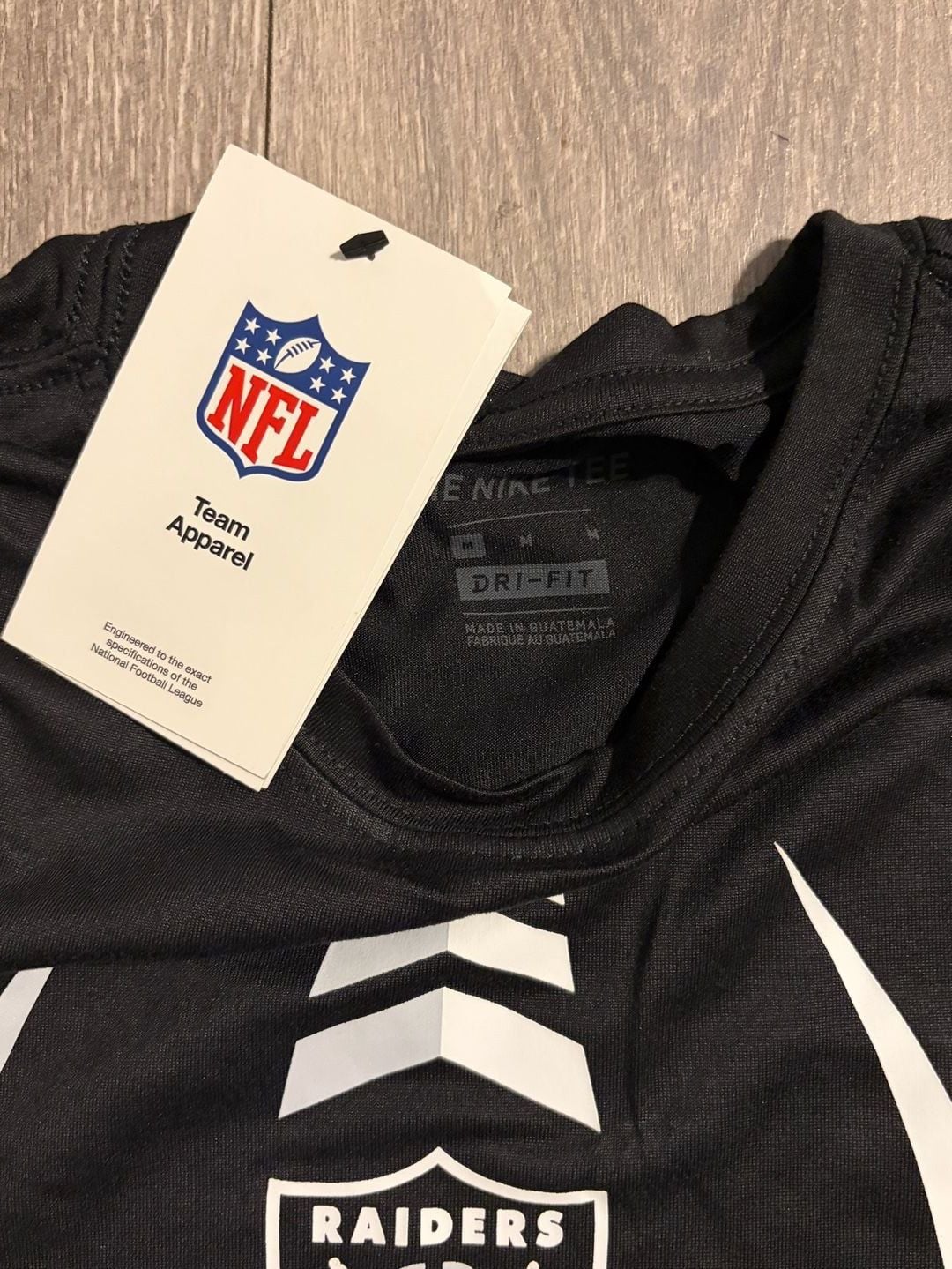 Nike Las Vegas Raiders Dri-Fit Long Sleeve T-Shirt Black M 5
