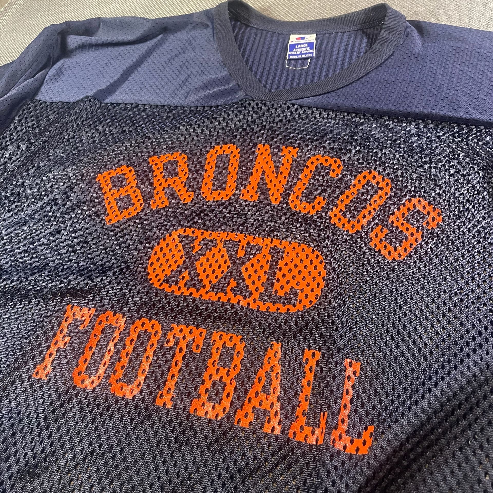 Vintage Champion Broncos Football -Size Large, Mesh Jersey, Super Bowl XXXIII 13