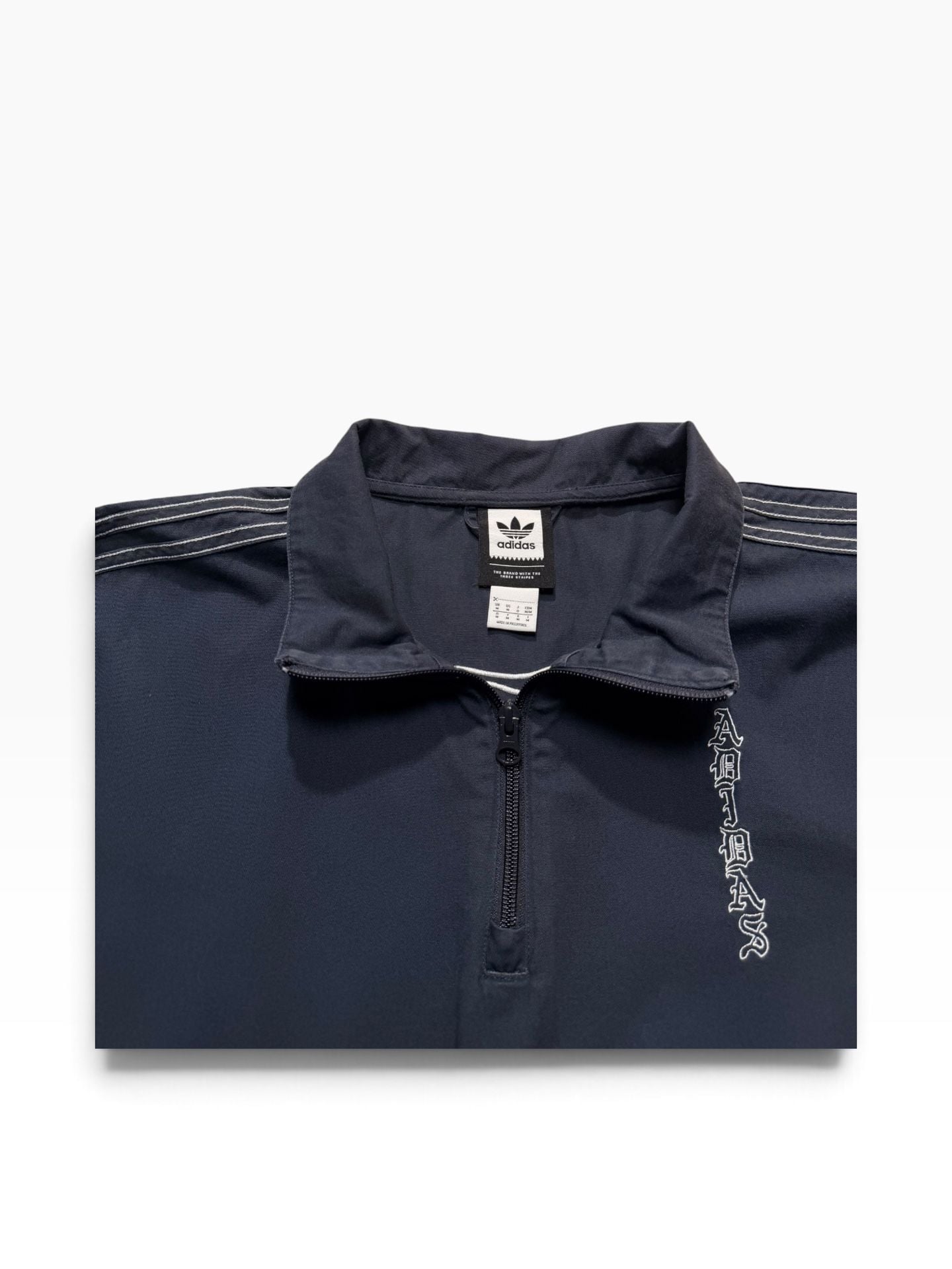 Adidas Josh Manoles Quarter-Zip Size M Navy Jacket 3