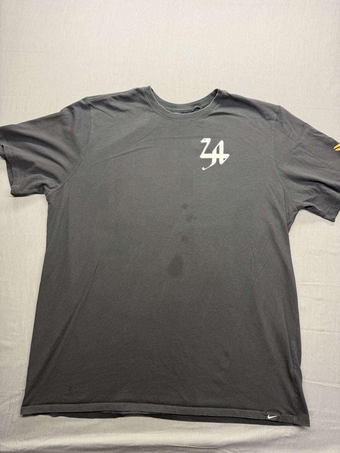 Nike Kobe Bryant 24 Five Rings Snake Shirt Medium Black Mamba Lakers 2