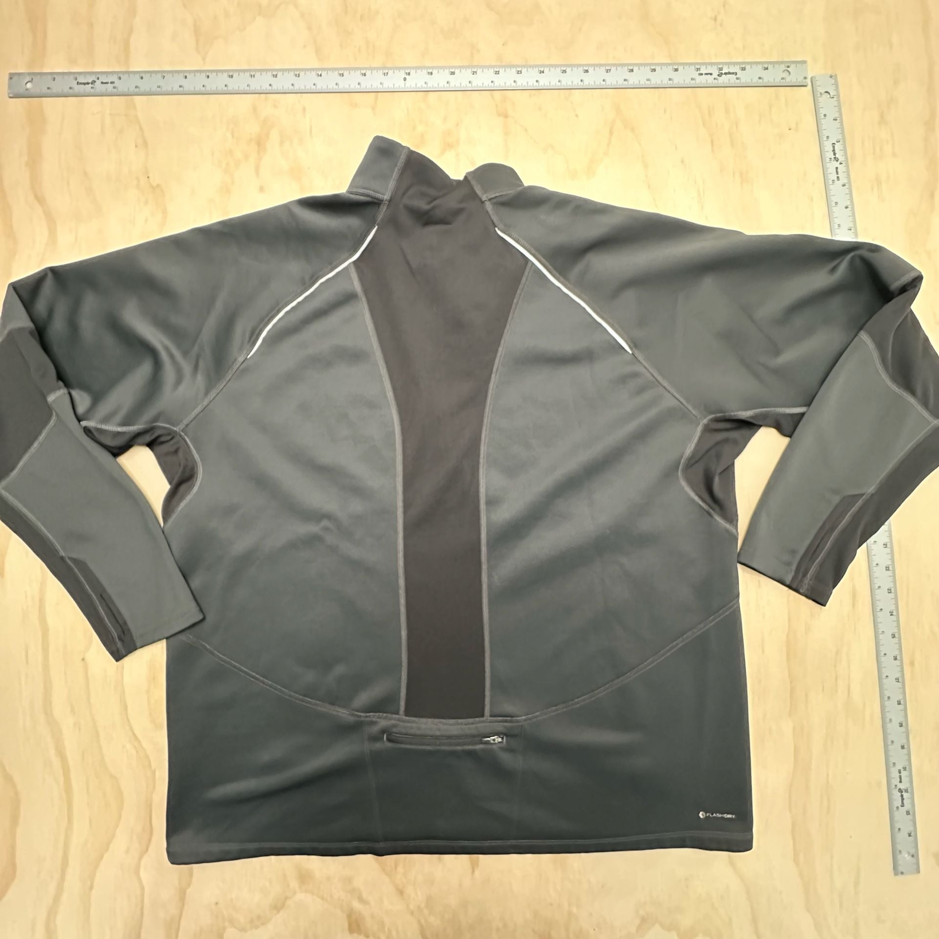 The North Face 1/2 Zip Pullover Size XXL Black Thermal Sweatshirt 10