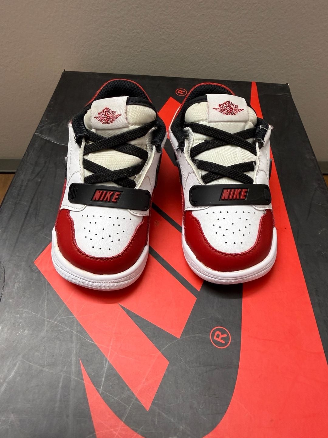 Jordan Legacy 312 Low Toddler Chicago Red White Black Gym Red 3