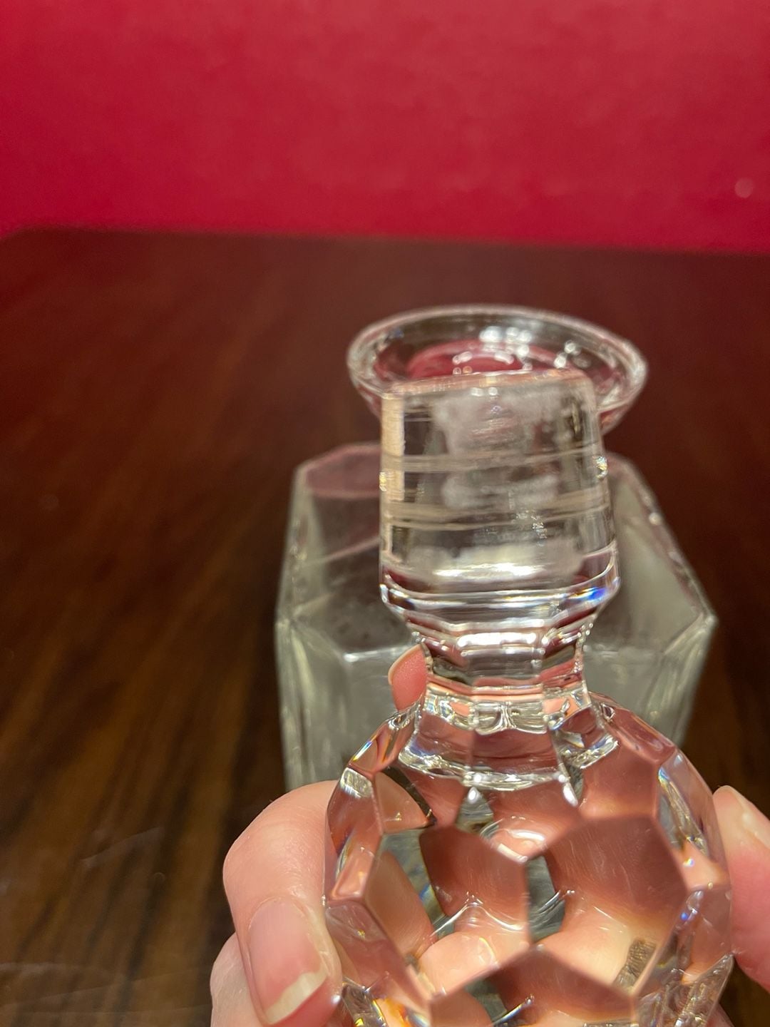 Handcut Crystal Decanter 24% Lead Royal Gallery Samobor Croatia Stopper 1985 8