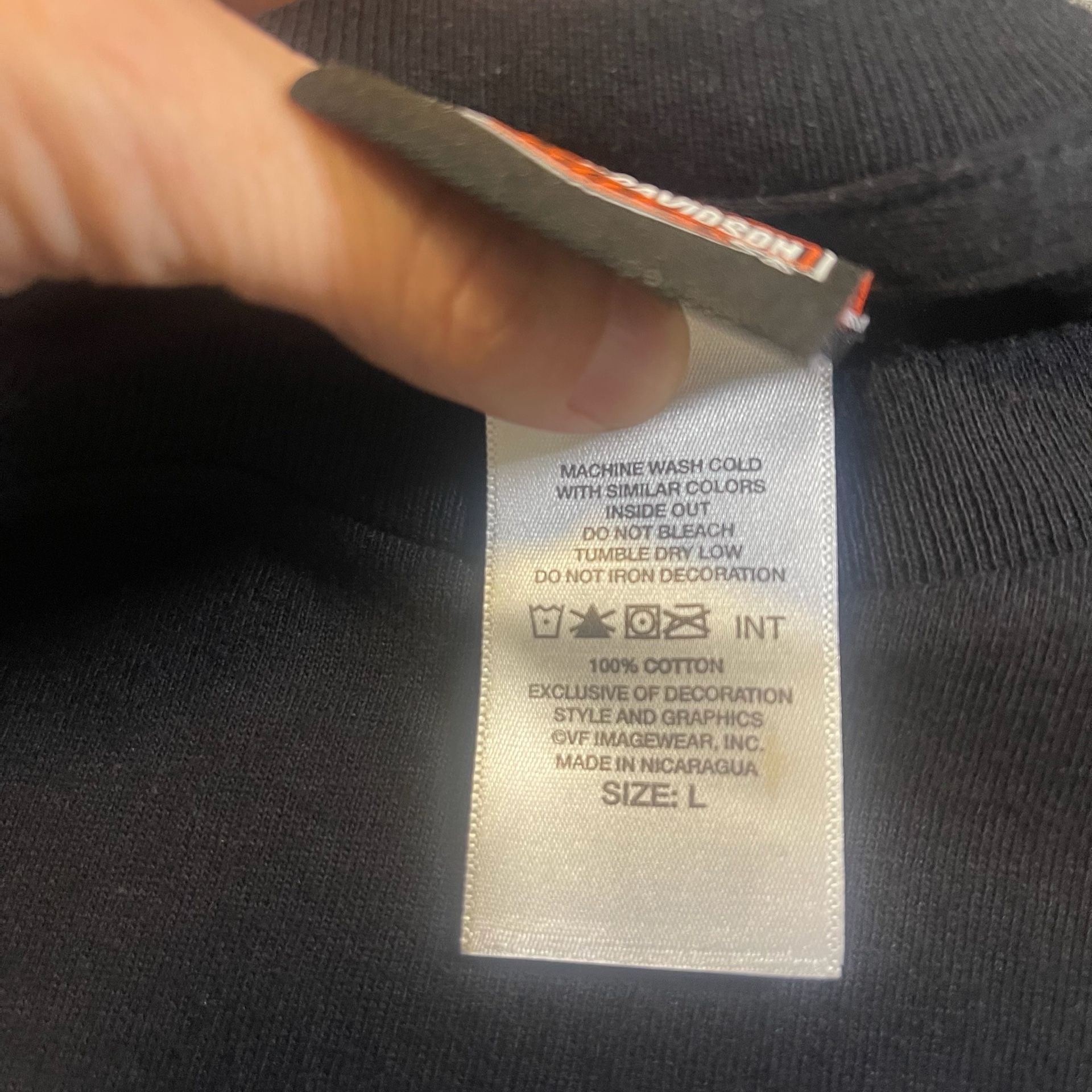 Harley-Davidson Pocket T-Shirt Size L Barnett El Paso Texas Black 7