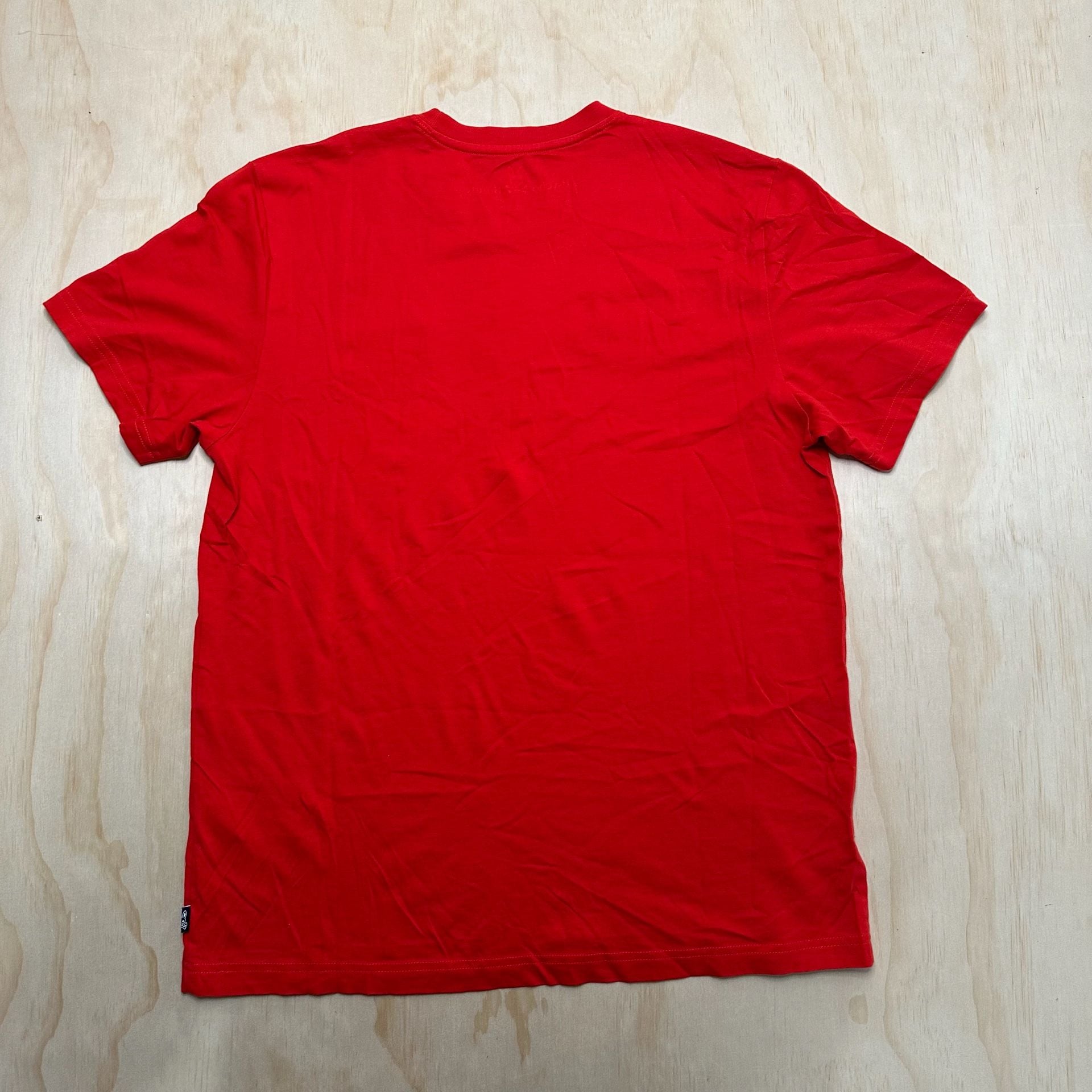Psycho Bunny Fulton Tee Size 6 Red Multi-Color Logo Embroidered Graphic T-Shirt 8