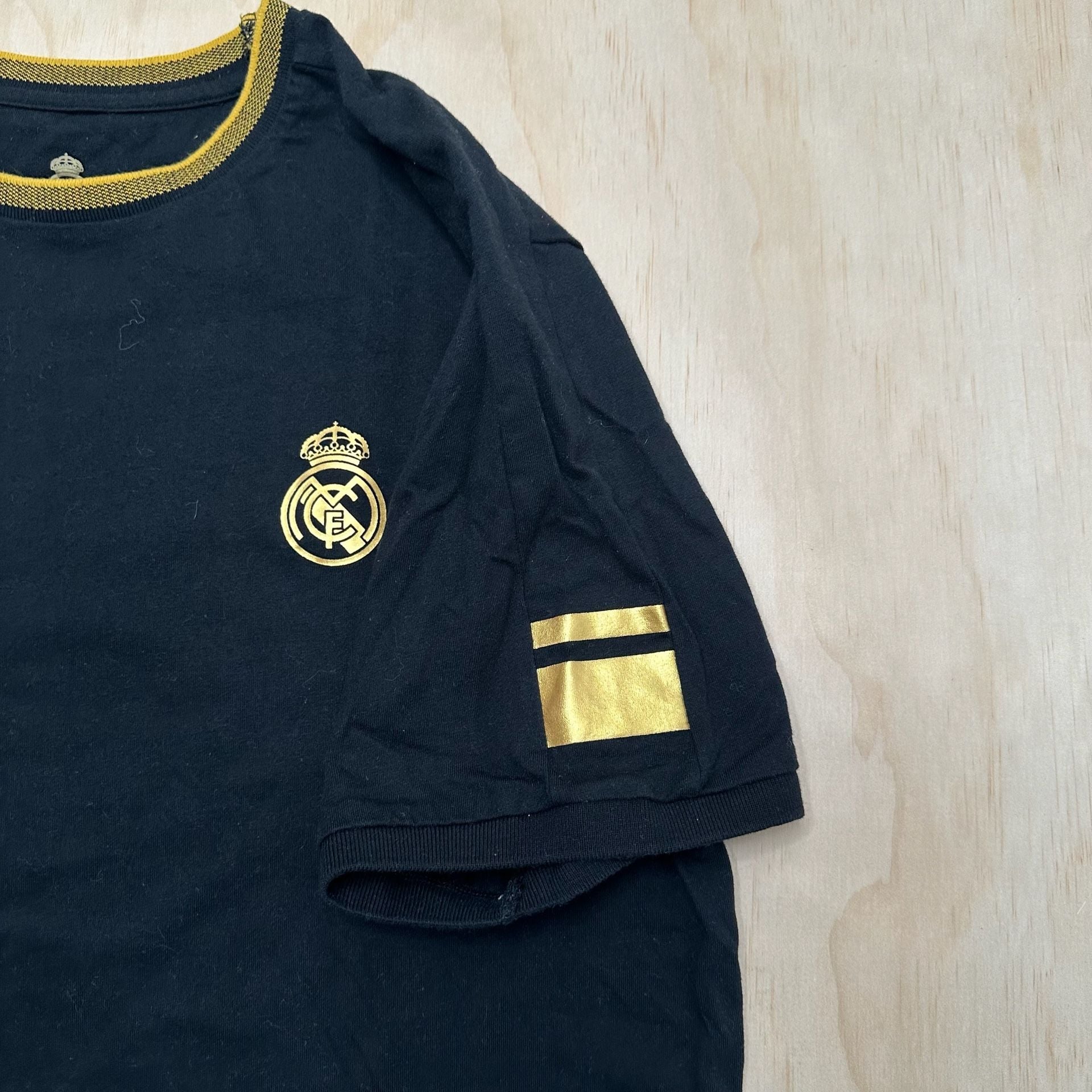 Mens Black & Gold T-Shirt – Official Real Madrid Store, 5