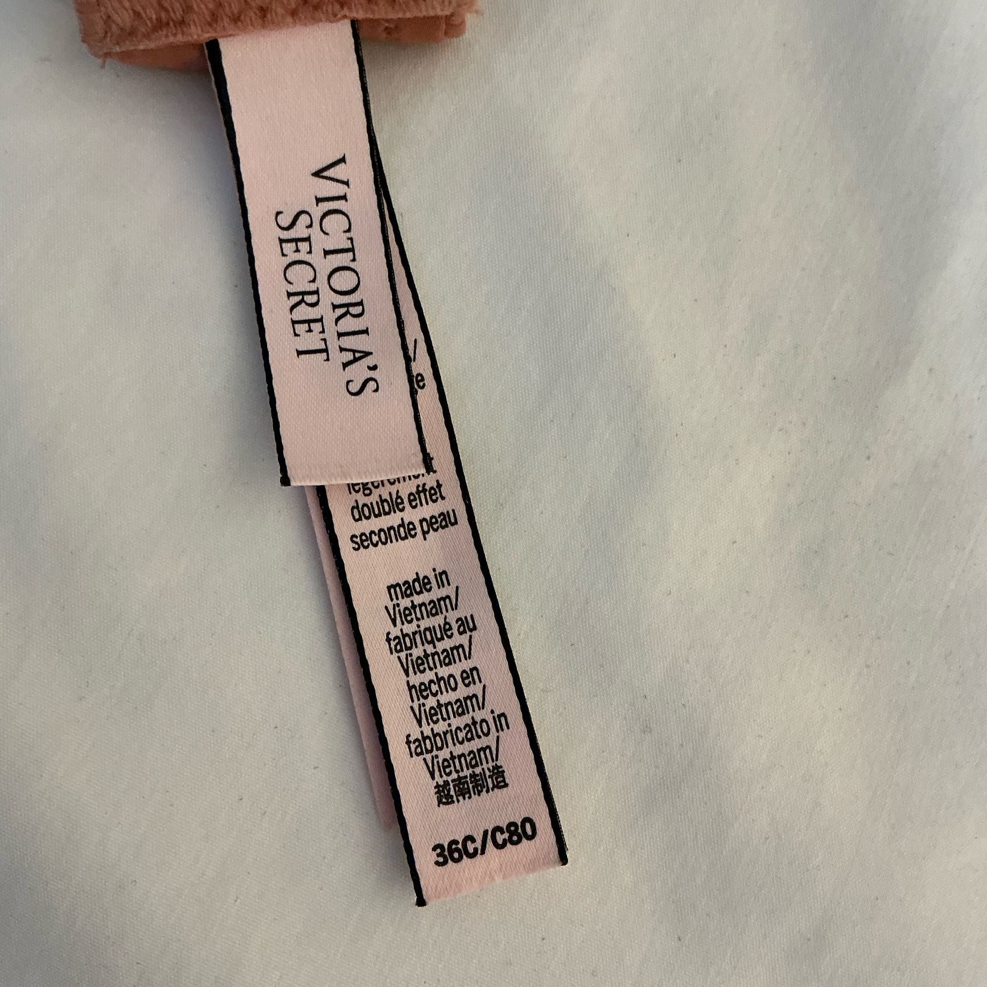 Victoria's Secret Wireless Bra Size 36C Rust Lightly Lined 3