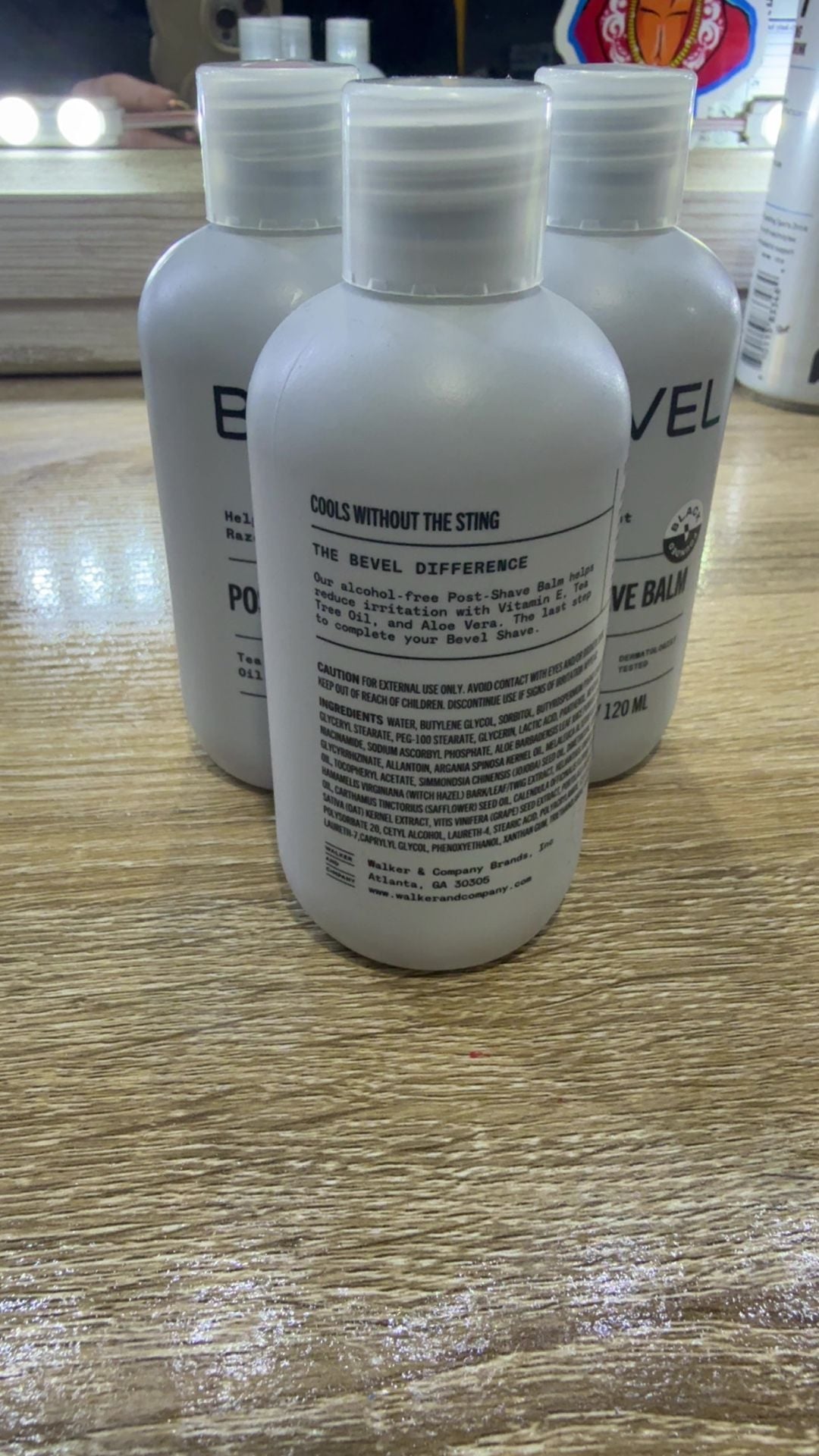 BEVEL Post-Shave Balm Tea Tree Oil 4 oz Razor Bump Treatment LOT OF 3 NEW 2