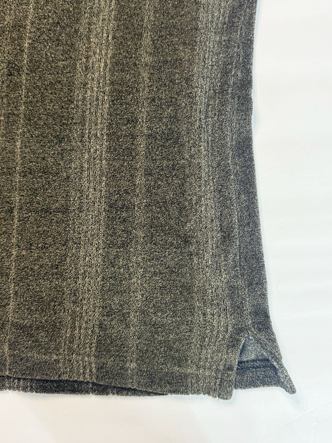 Ron Chereskin Long Sleeve Polo Shirt Green Vertical Striped Knit Pullover 5