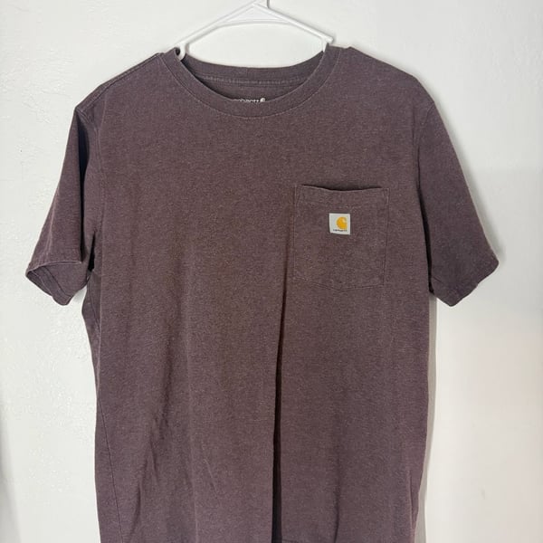 Carhartt Loose Fit Pocket T-Shirt Size L Gray Heather Short Sleeve Workwear