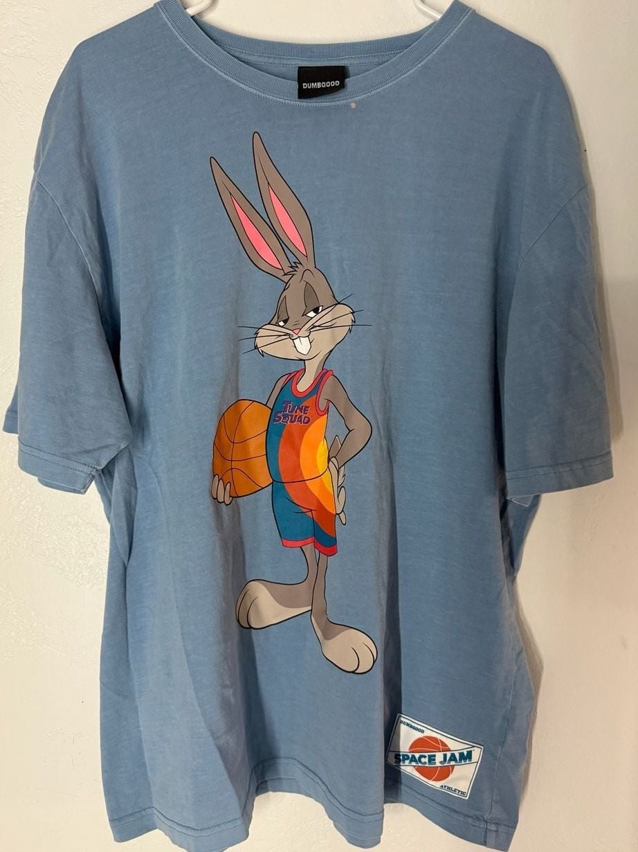 Space Jam Bugs Bunny Tune Squad T-Shirt Blue 1