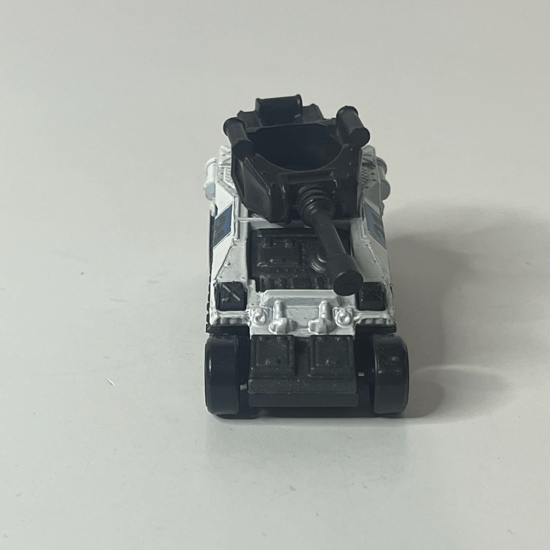 Hot Wheels Tanknator Tank White Diecast Toy Car 5
