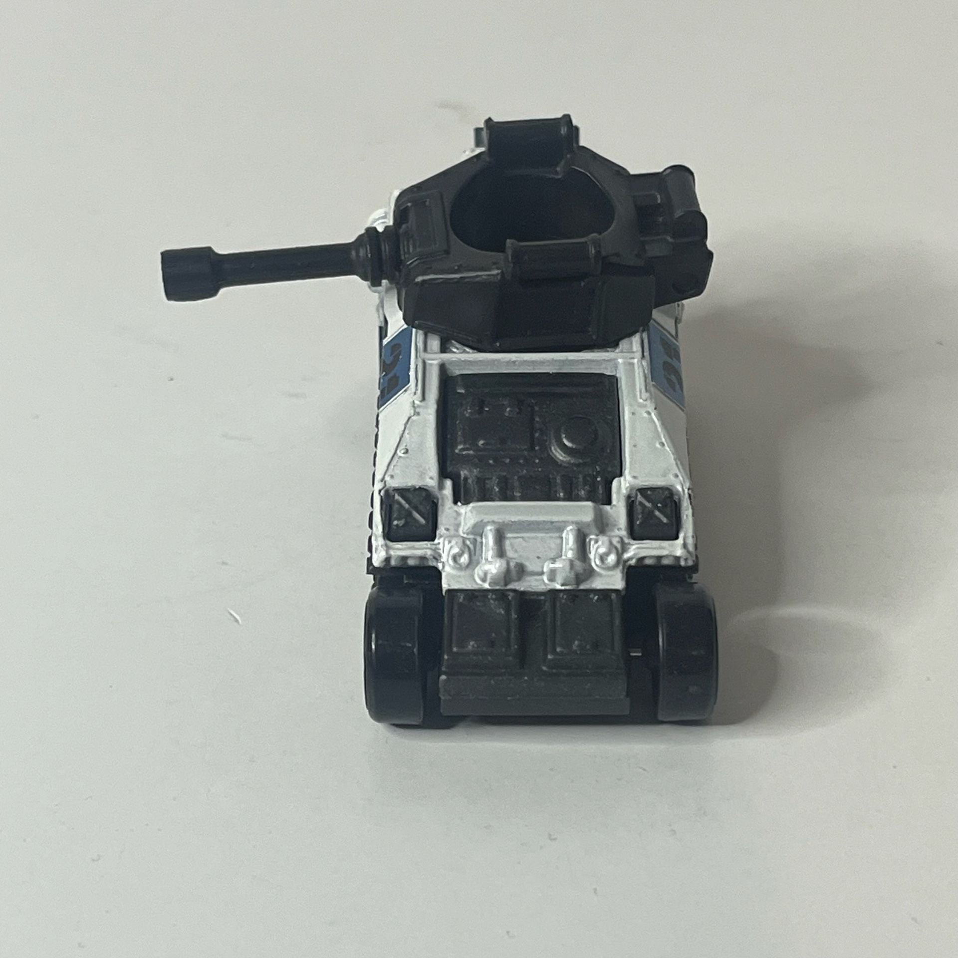 Hot Wheels Tanknator Tank White Diecast Toy Car 6
