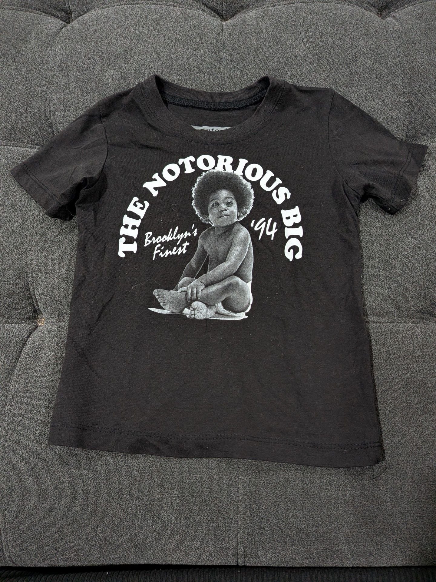 The Notorious B.I.G. T-Shirt Size 3T Black Brooklyn's Finest 94 1