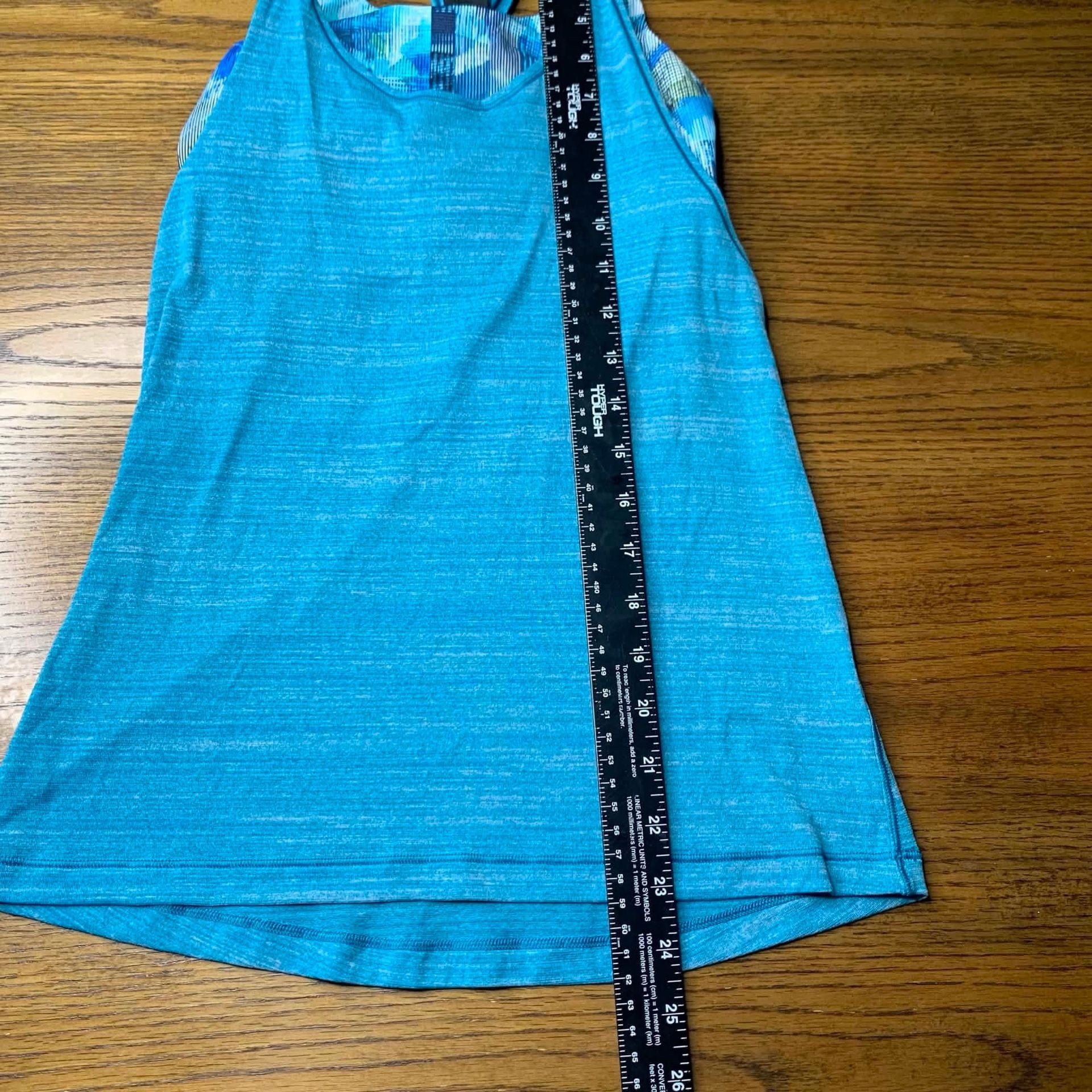 Lululemon Twist & Toil Tank Blue Heathered 3