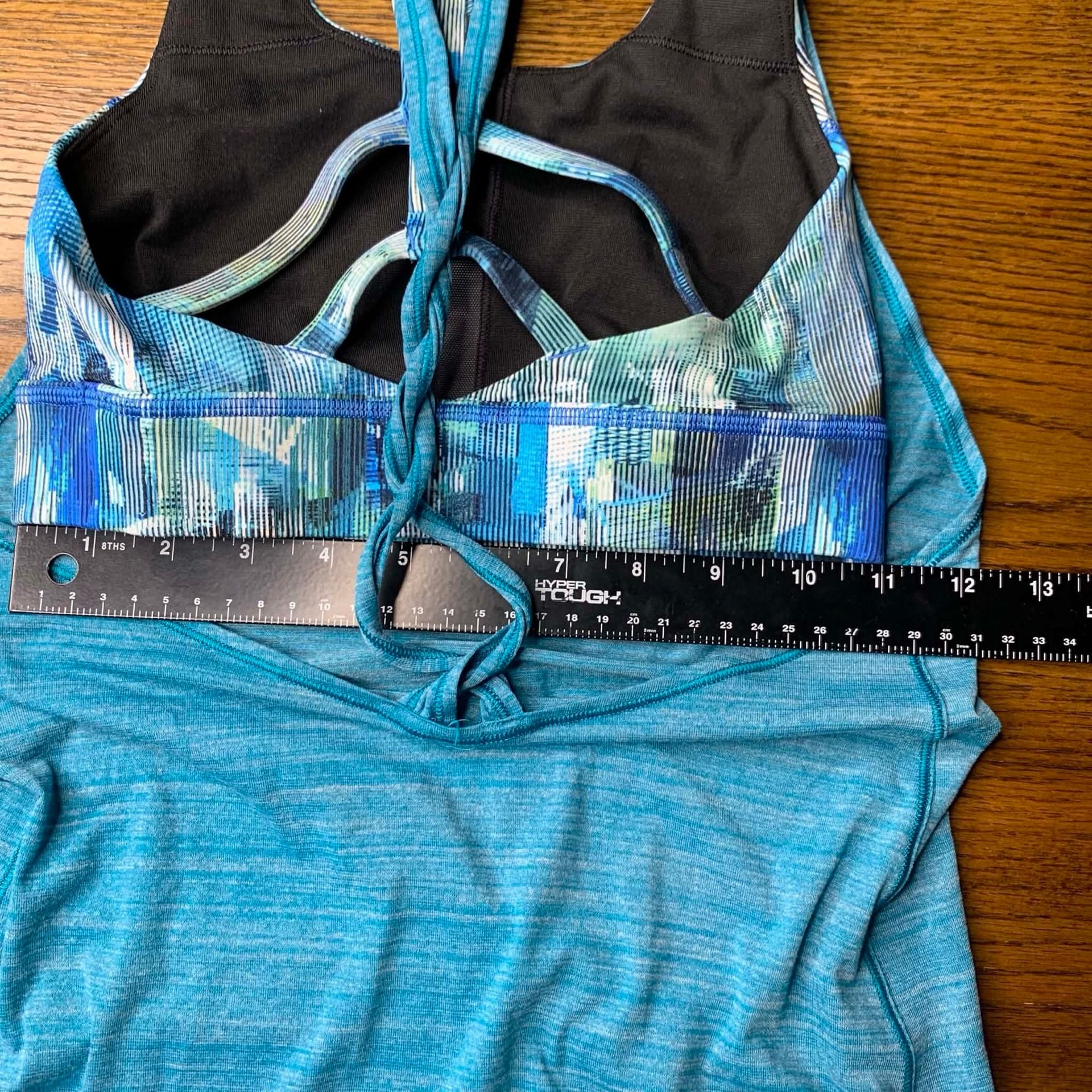 Lululemon Twist & Toil Tank Blue Heathered 7