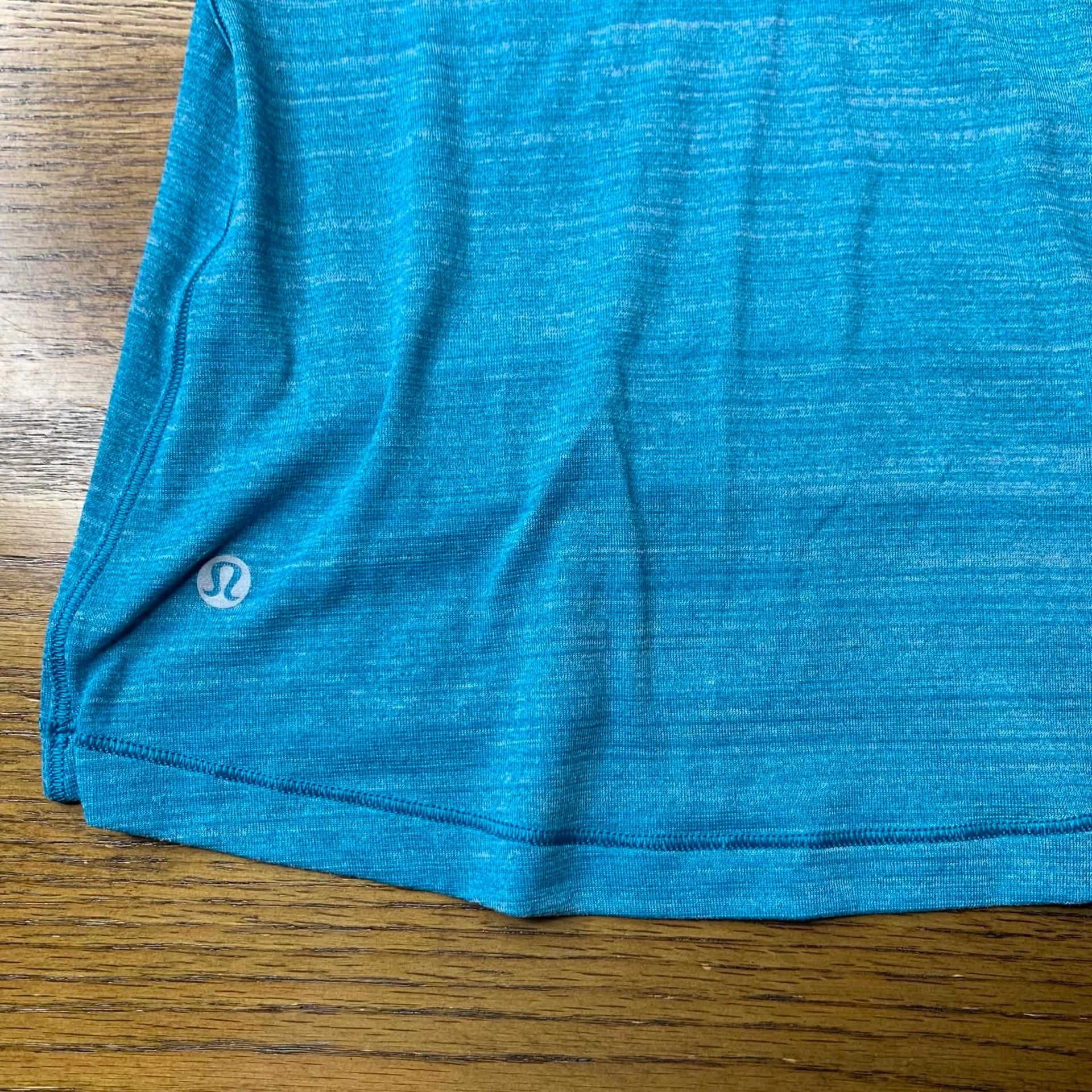 Lululemon Twist & Toil Tank Blue Heathered 9