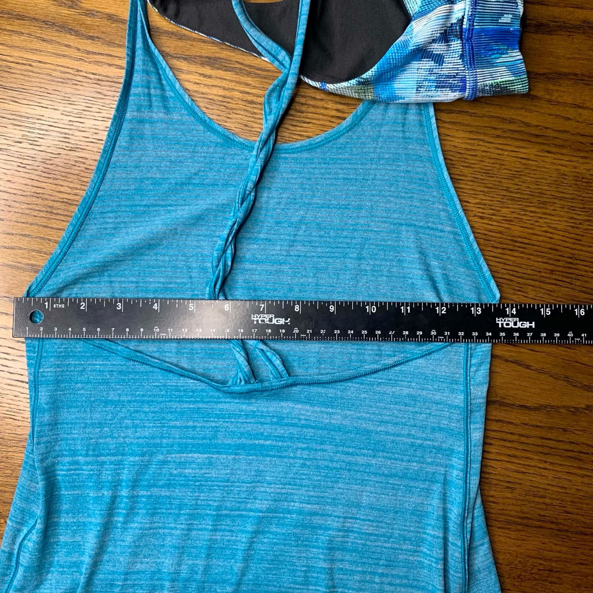 Lululemon Twist & Toil Tank Blue Heathered 10
